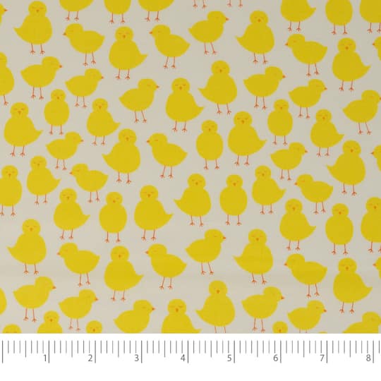 Michaels, SINGER® Cute Chicks Cotton Fabric – Category: Easter